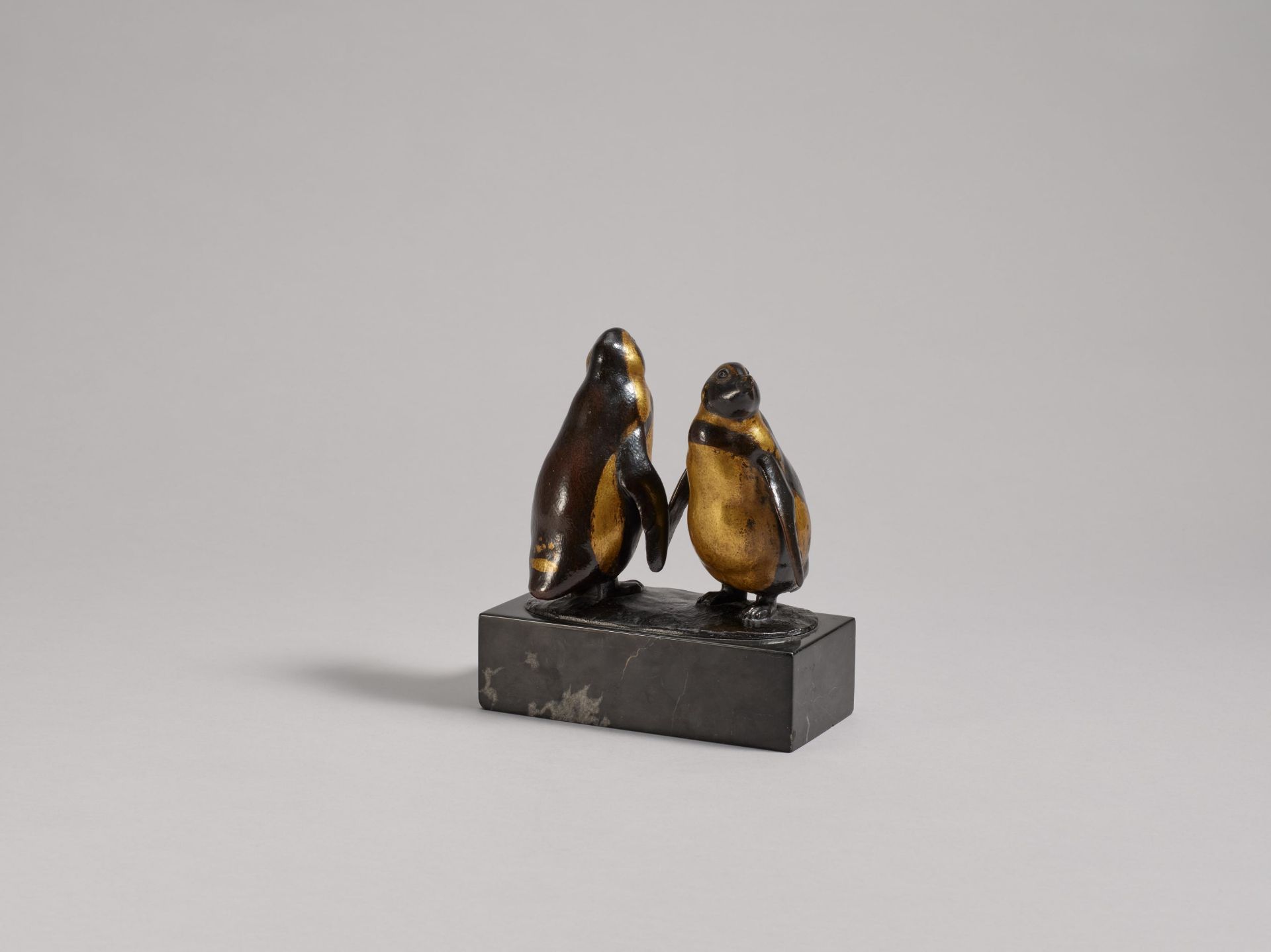 August Gaul: Two Penguins - Image 4 of 4