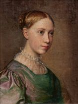 Caroline von der Embde: Porträt der Künstlerin Emilie von der Embde (1816-1904), der Schwester der M