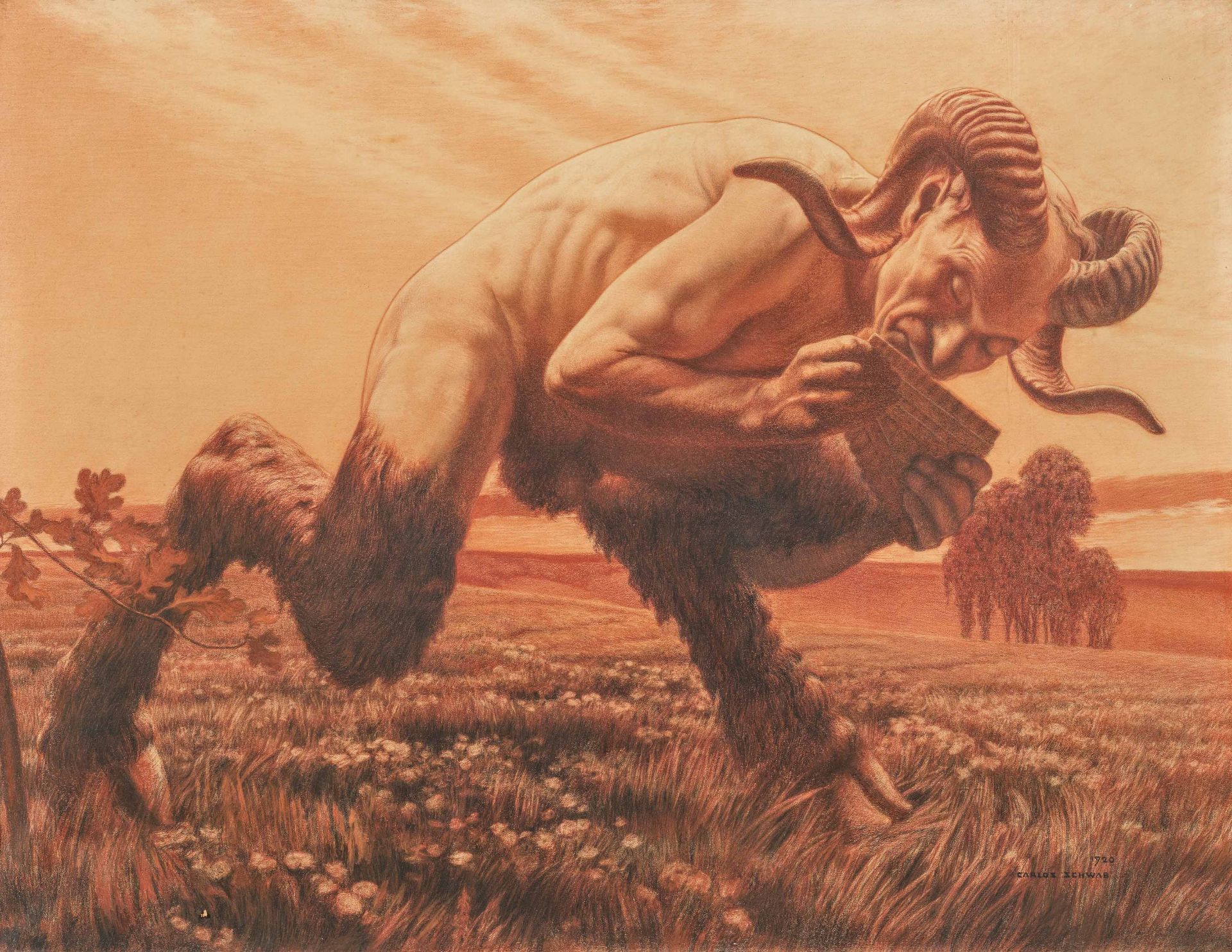 Carlos Schwabe: L'heure du faune