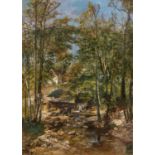 Josef Wenglein: Forest Landscape with Millstream
