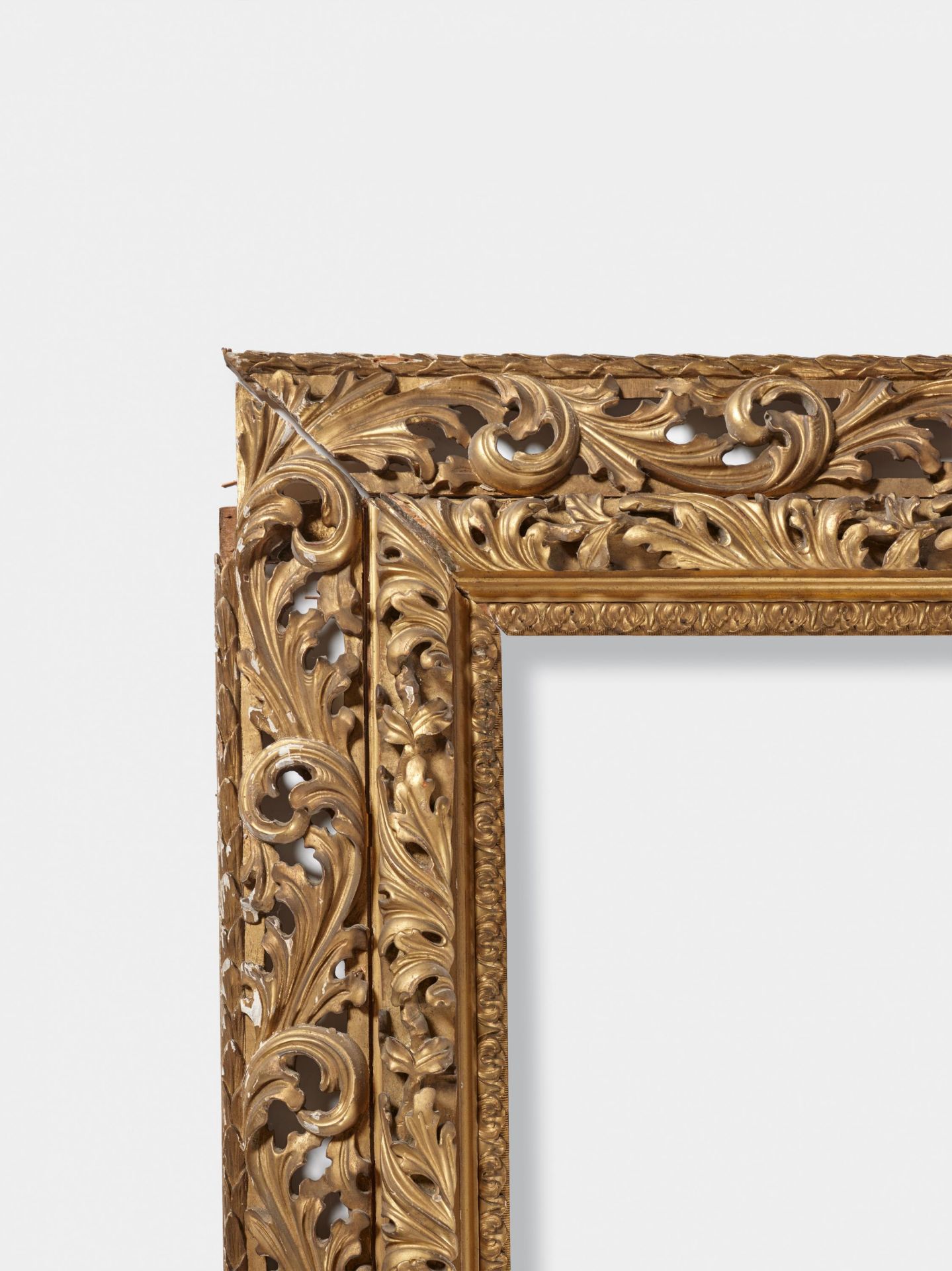 Bologna: Four Singular Sides of the Frame in the Style of the Bolognese Floral Frame - Image 3 of 4