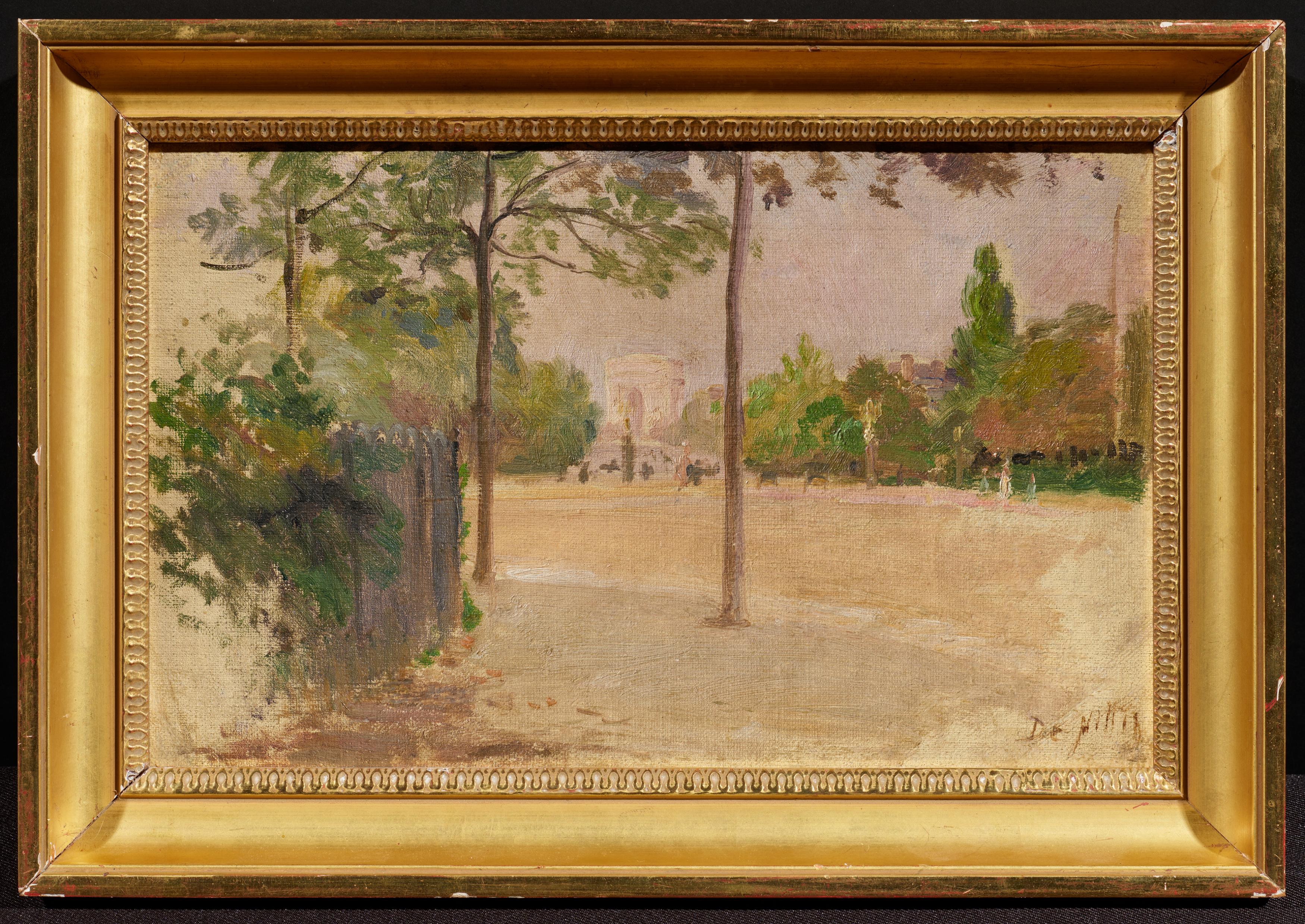 Giuseppe De Nittis: Blick auf den Arc de Triomphe von Südwesten - Bild 2 aus 4