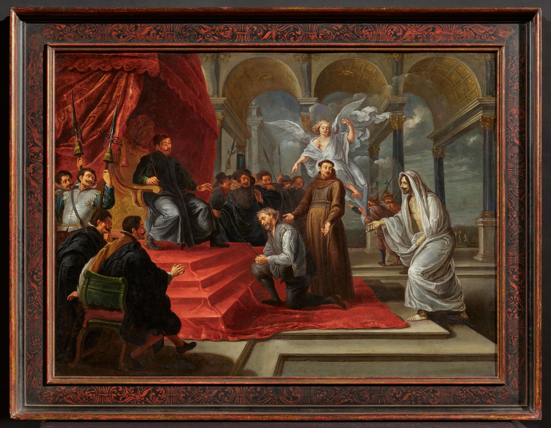 Willem van Herp d.Ä.: Der Heilige Antonius von Padua beweist die Unschuld des des Mordes angeklagten - Bild 2 aus 5