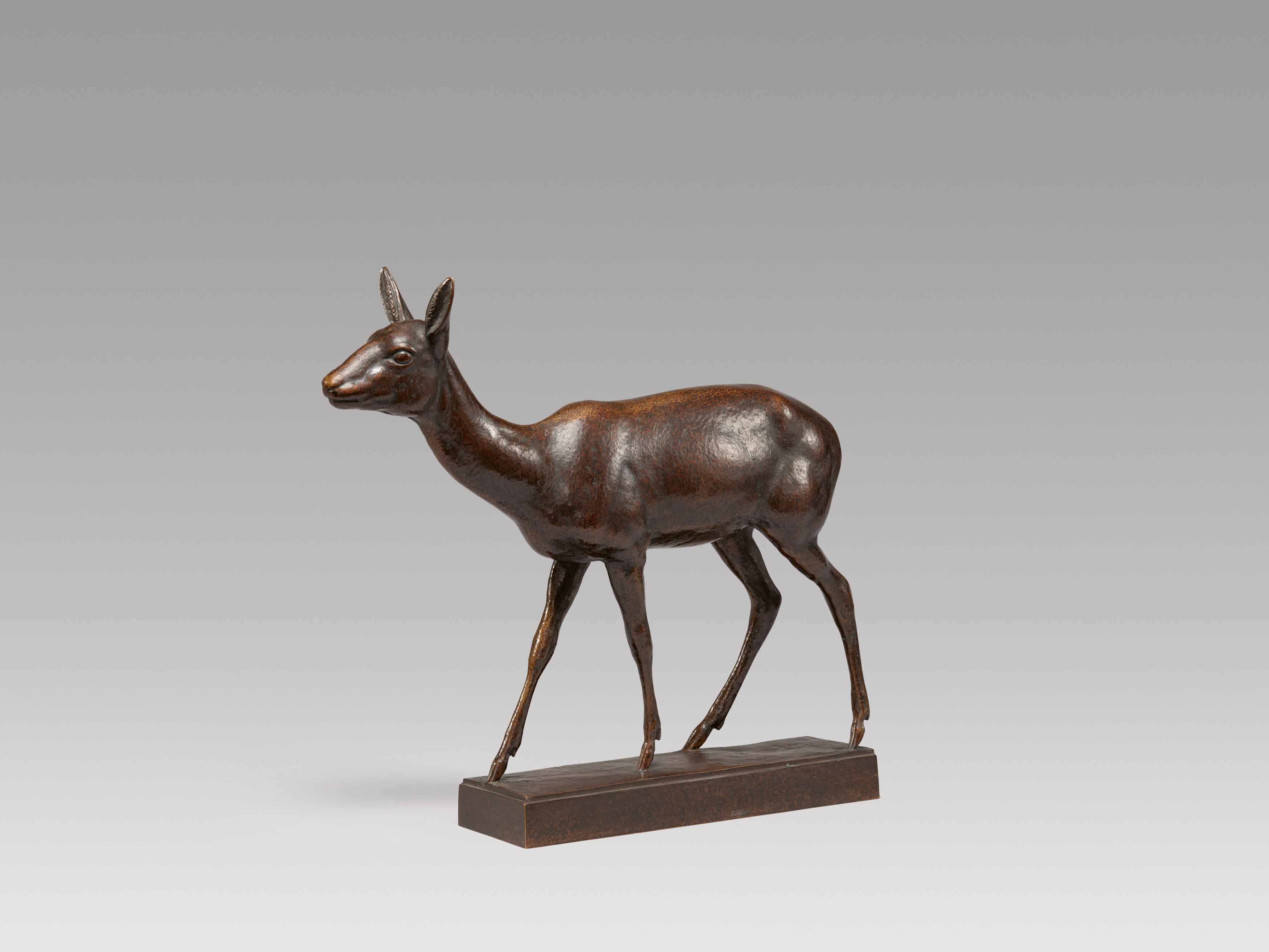 August Gaul: Striding Deer