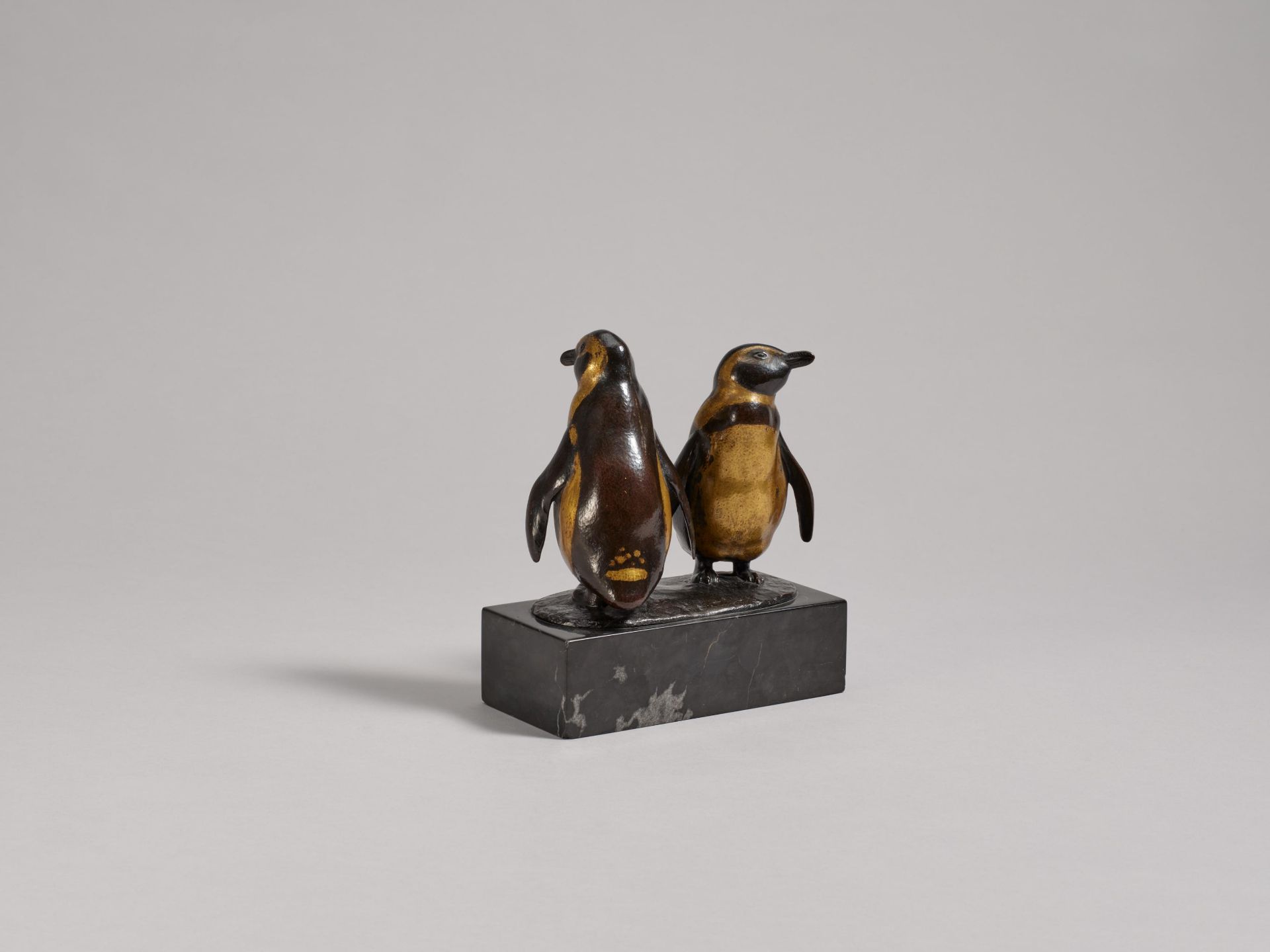 August Gaul: Two Penguins - Image 3 of 4
