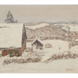 Max Clarenbach: Winterlich verschneites Sauerland