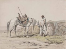 Theodor Horschelt: Zwei rastende Beduinen