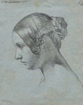 Giuseppe Sabatelli: Kopf einer Frau