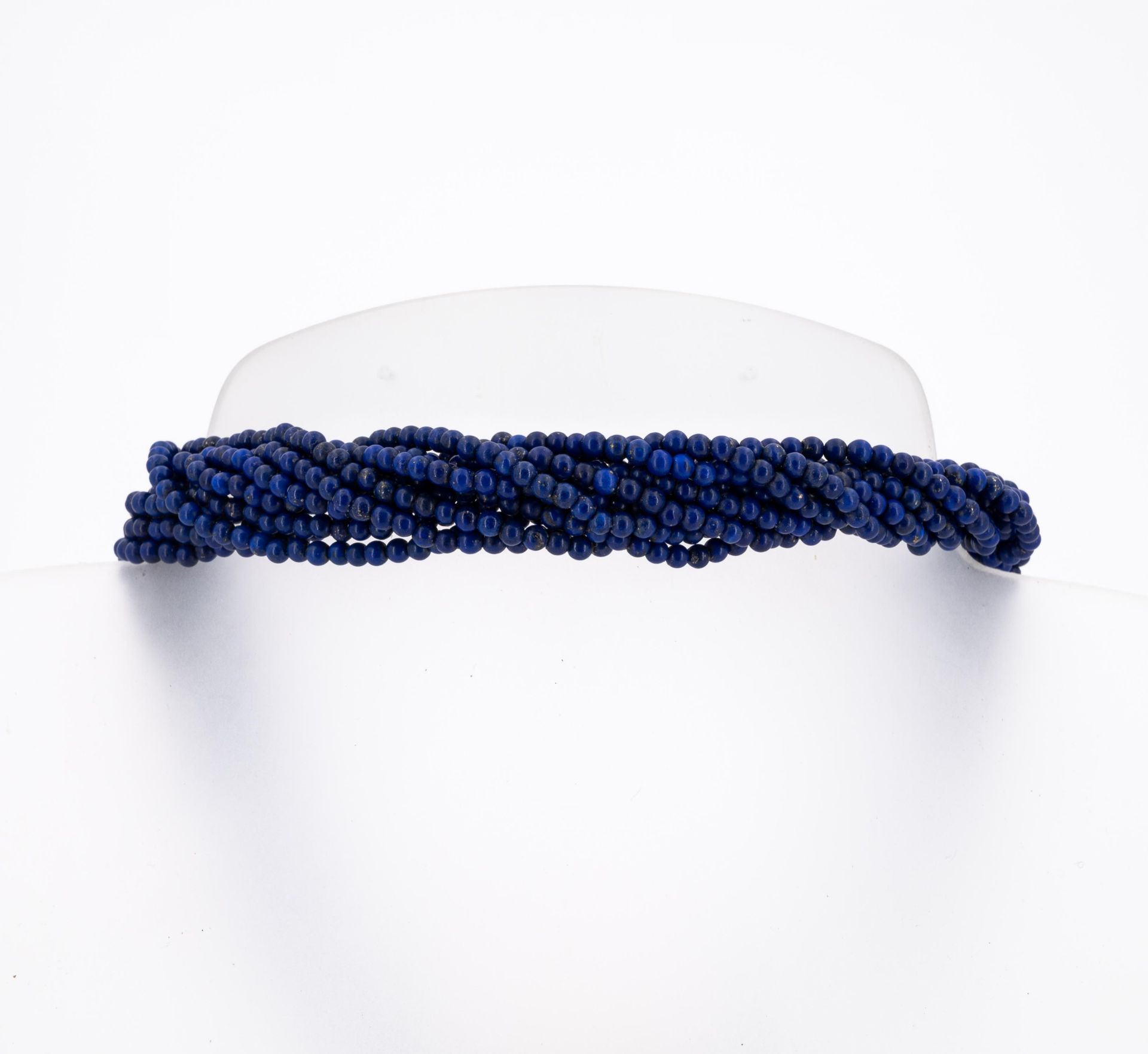 Van Cleef & Arpels: Lapis-Lazuli-Diamond-Necklace - Image 3 of 7