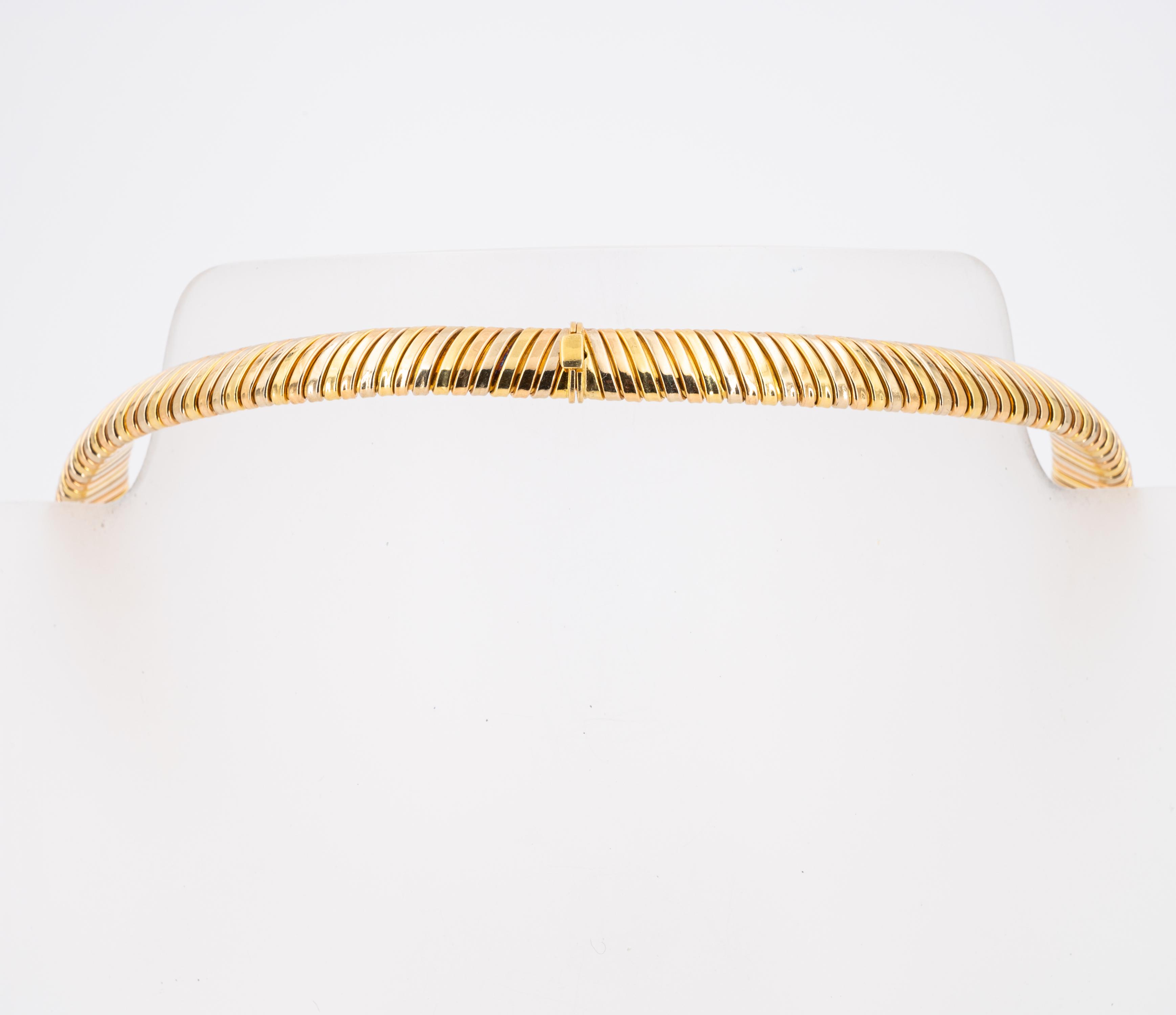 Cartier: Gold-Set: Necklace, Bracelet and Ear Studs/Clips - Image 3 of 9