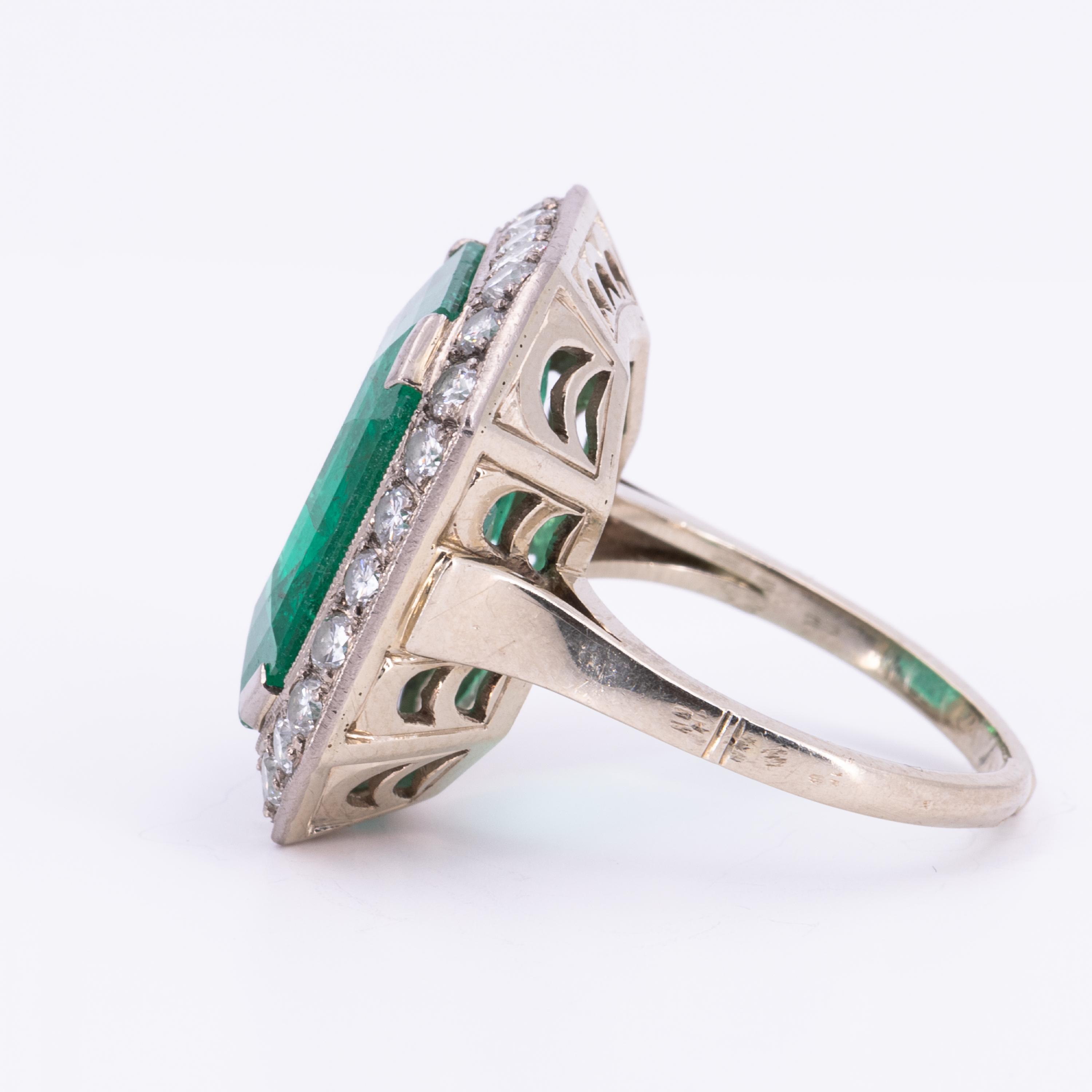 Emerald-Diamond-Ring - Image 2 of 5