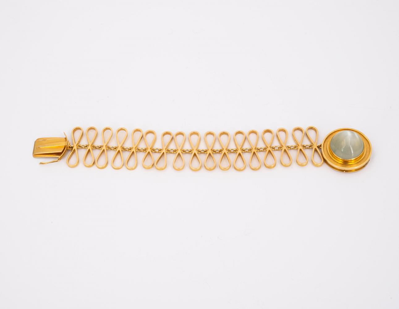 Elisabeth Treskow: Set: Ring, Ear Studs, Bracelet & Necklace - Image 6 of 12