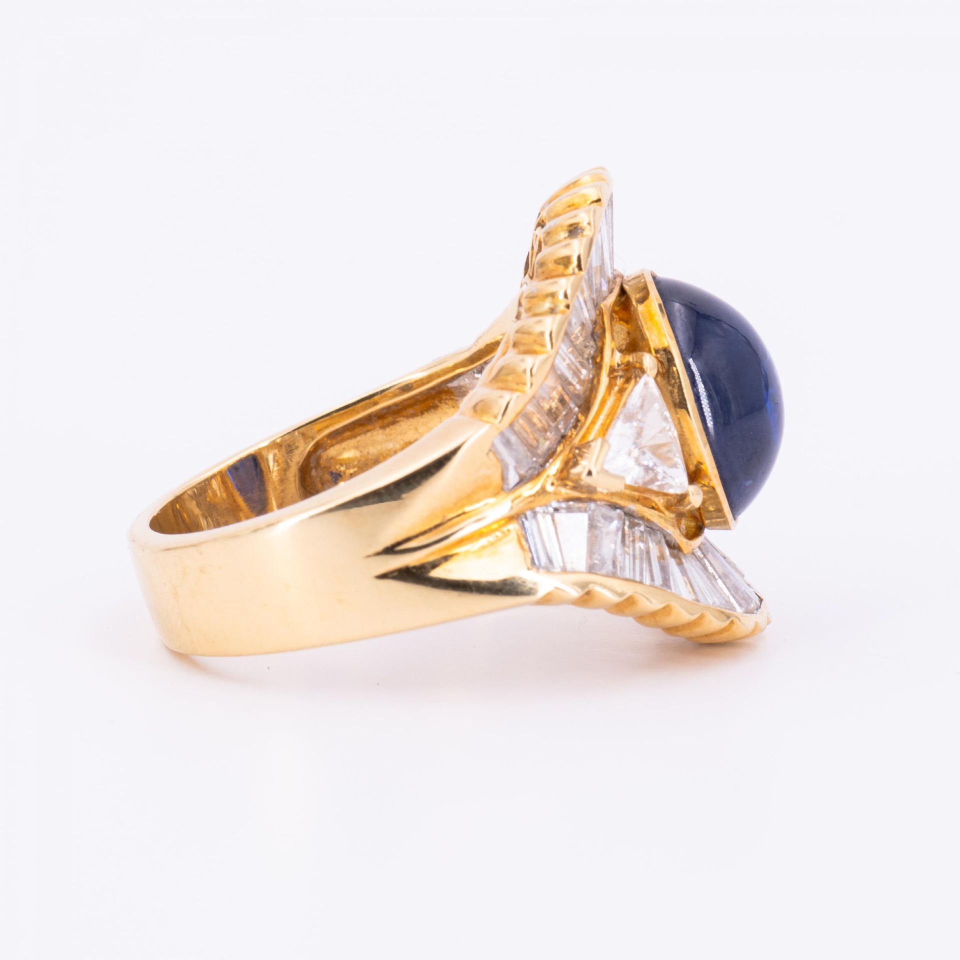 Saphir-Diamant-Ring - Bild 4 aus 4