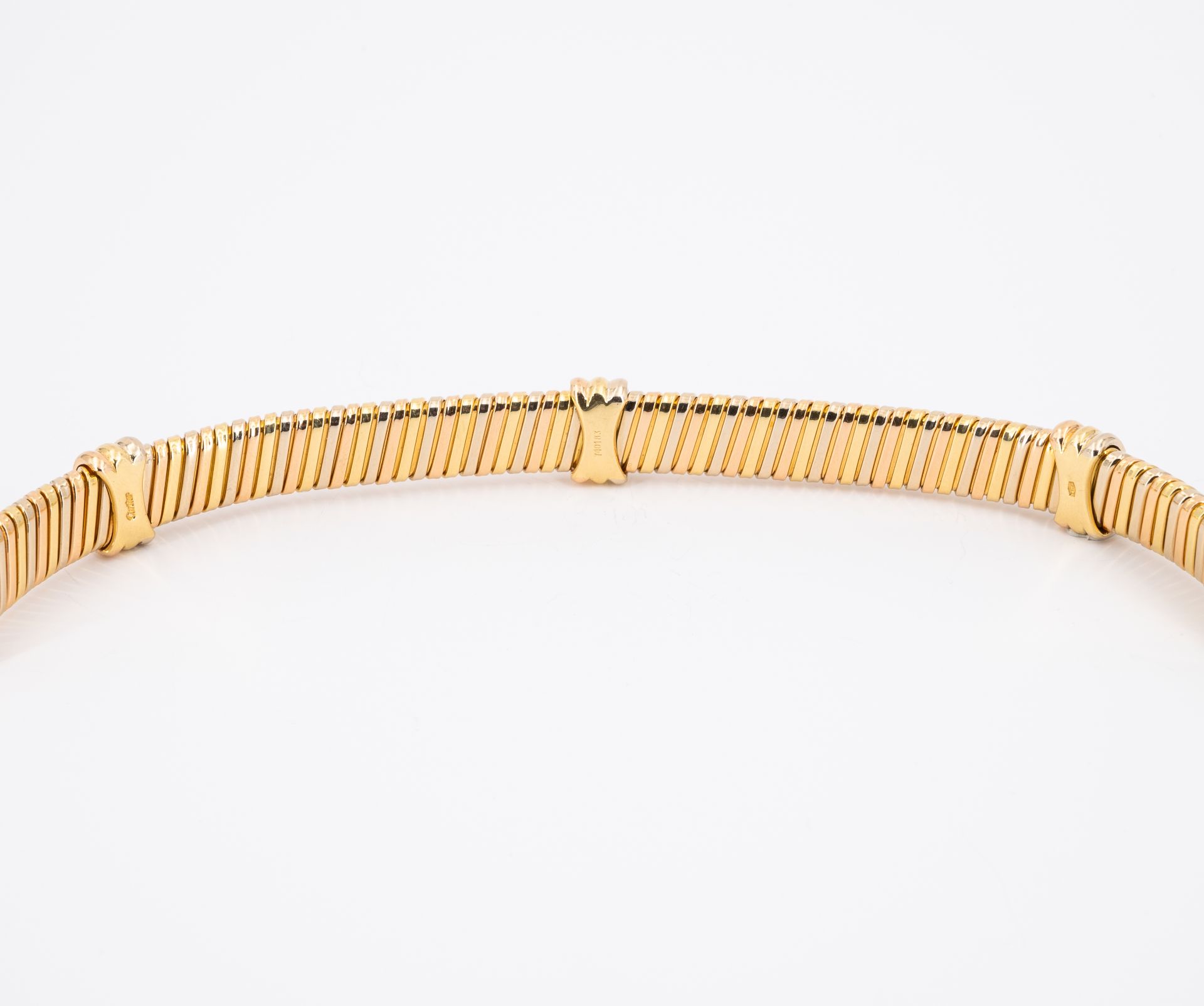 Cartier: Gold-Set: Collier, Armband und Ohrsteckclips - Bild 7 aus 9