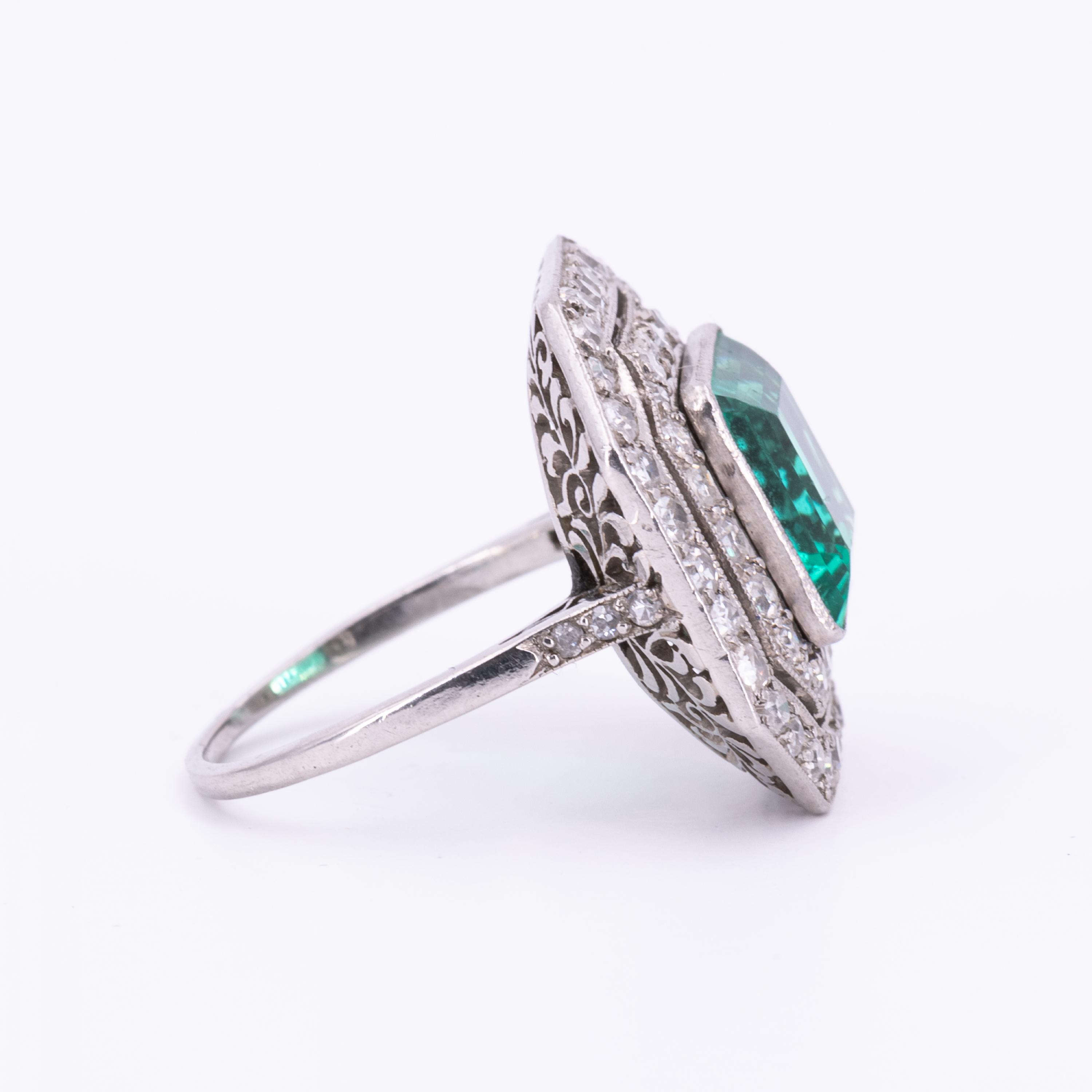 Emerald-Diamond-Ring - Image 4 of 4
