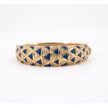 Van Cleef & Arpels: Crowned-Lapis-Lazuli-Diamond-Bangle