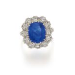 Sapphire-Diamond-Ring