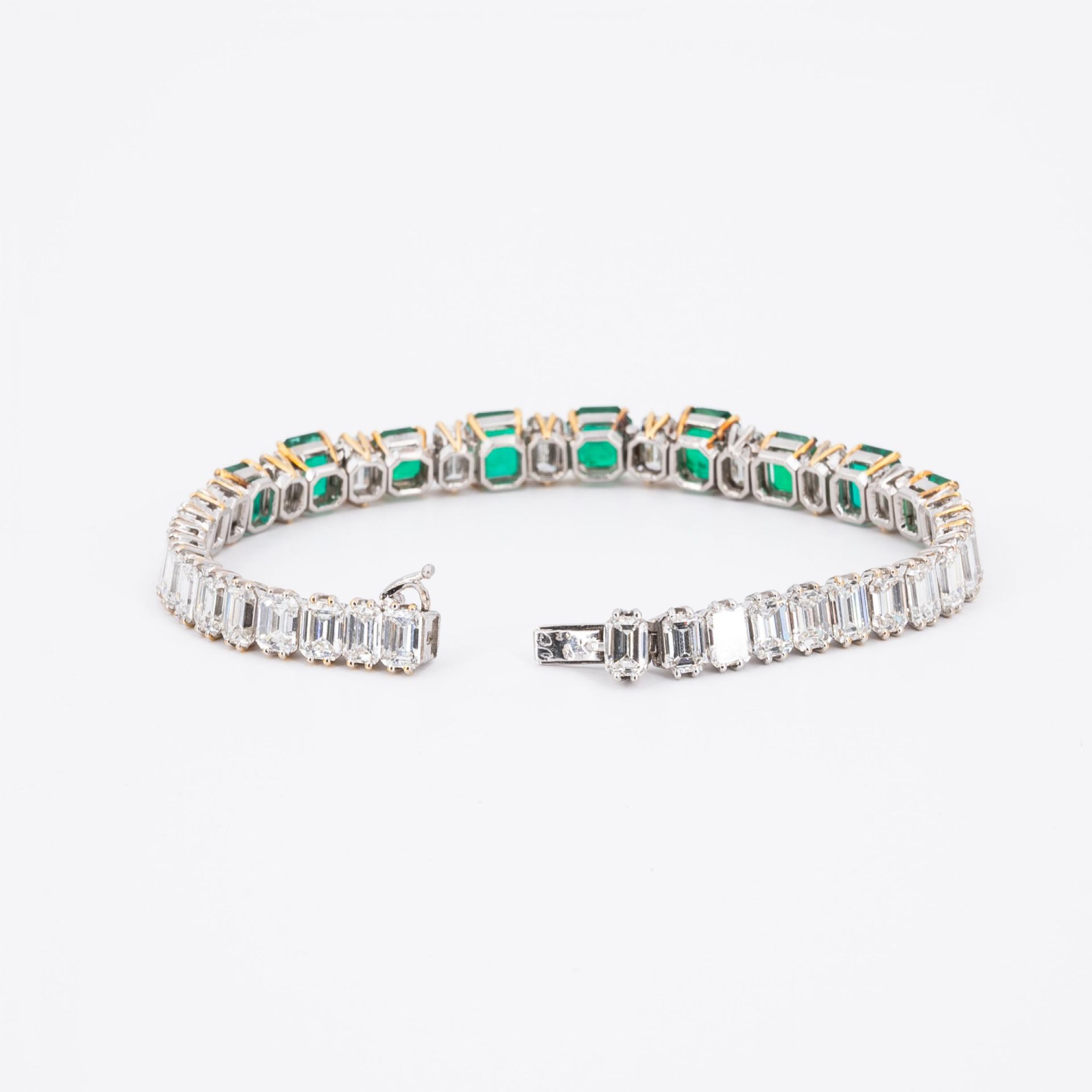 Smaragd-Diamant-Armband - Bild 5 aus 5