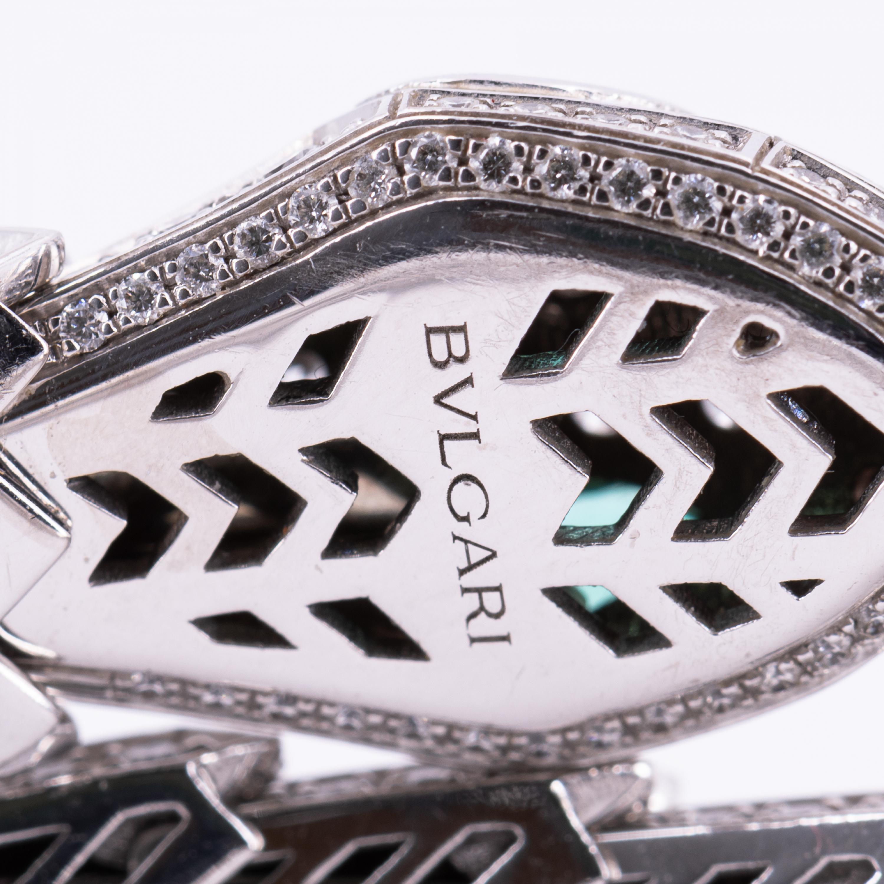 Bulgari: Diamond-Emerald-Bangle - Image 4 of 5