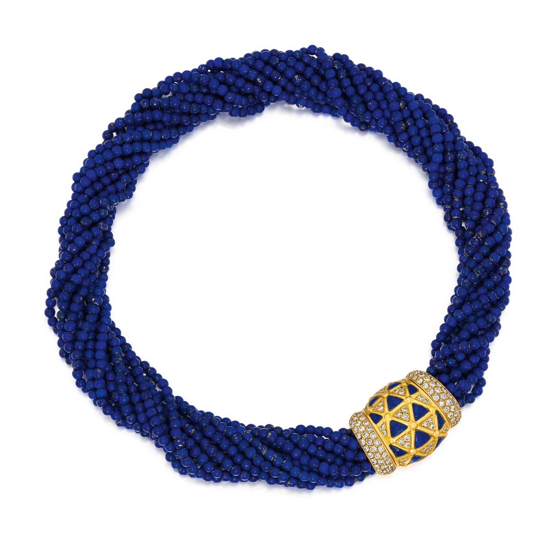Van Cleef & Arpels: Lapis-Lazuli-Diamond-Necklace