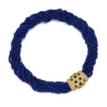 Van Cleef & Arpels: Lapis-Lazuli-Diamond-Necklace