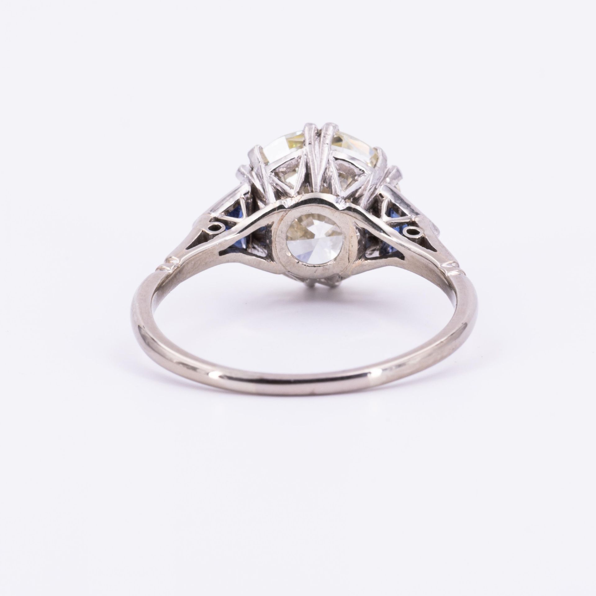 Diamond-Sapphire-Ring - Image 3 of 4