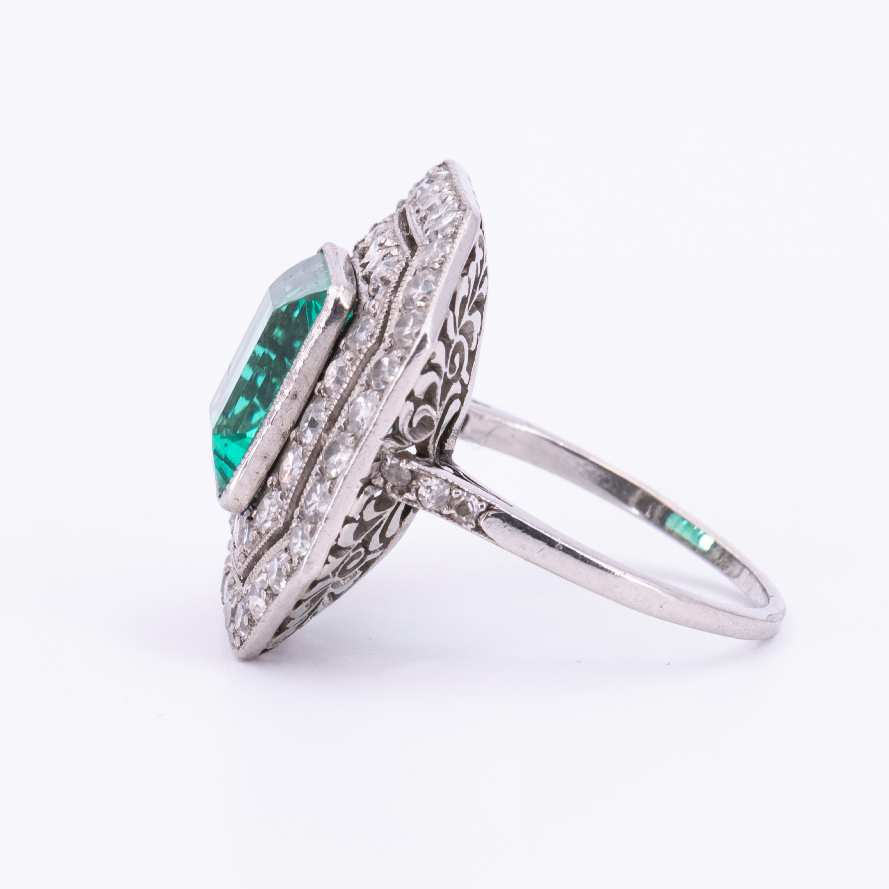 Emerald-Diamond-Ring - Image 2 of 4