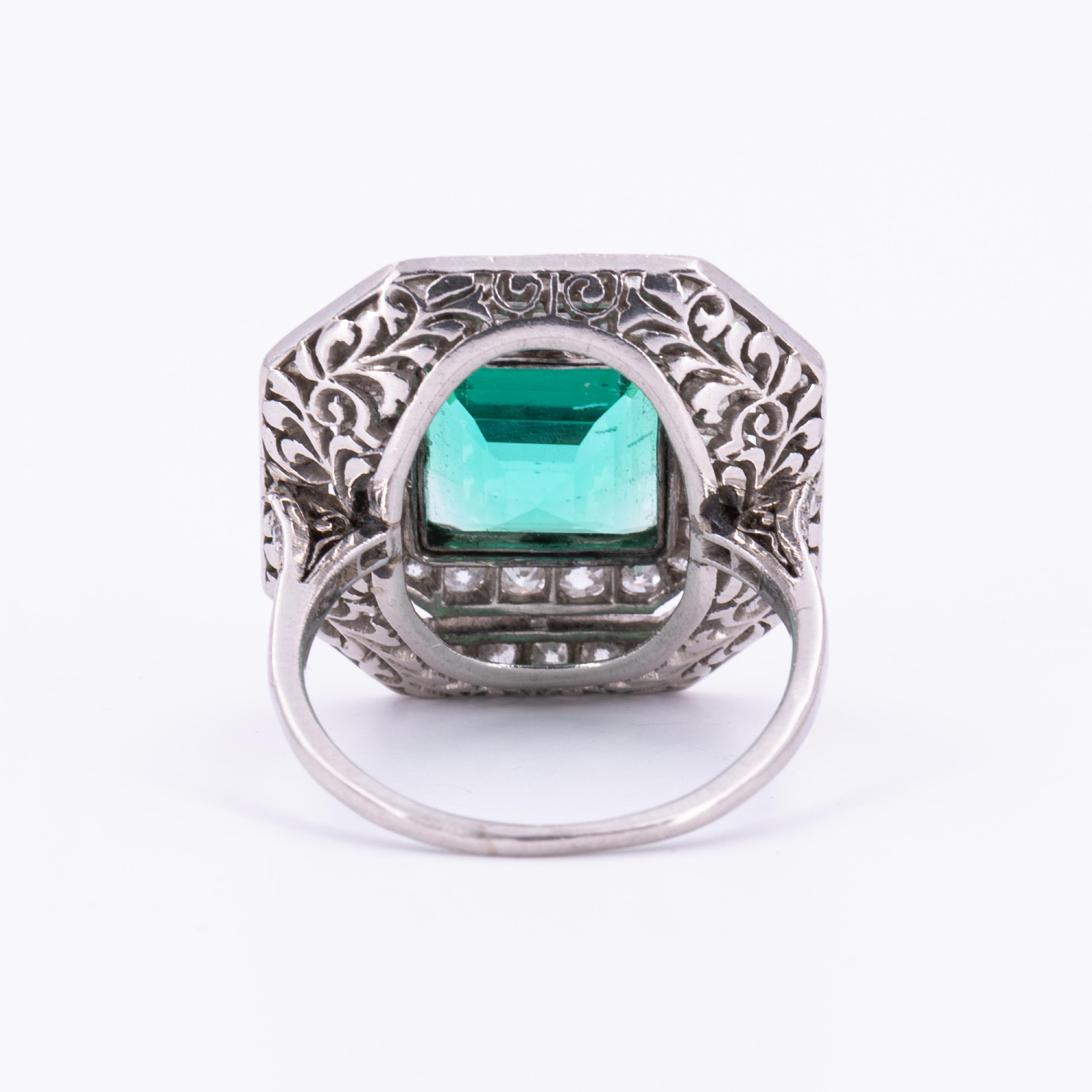 Emerald-Diamond-Ring - Image 3 of 4