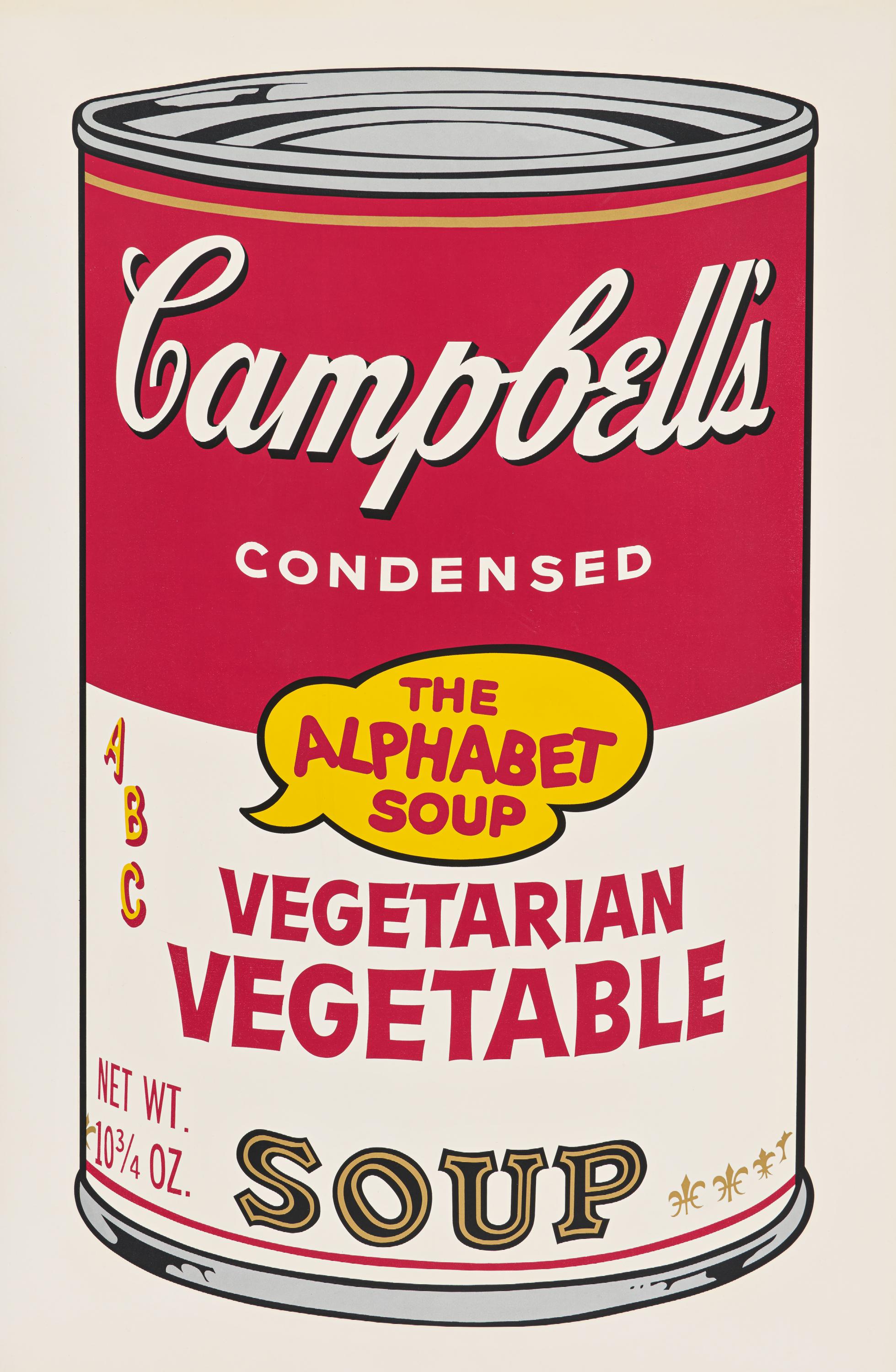 Andy Warhol: Campbell's Soup II (Vegetarian Vegetable Soup)