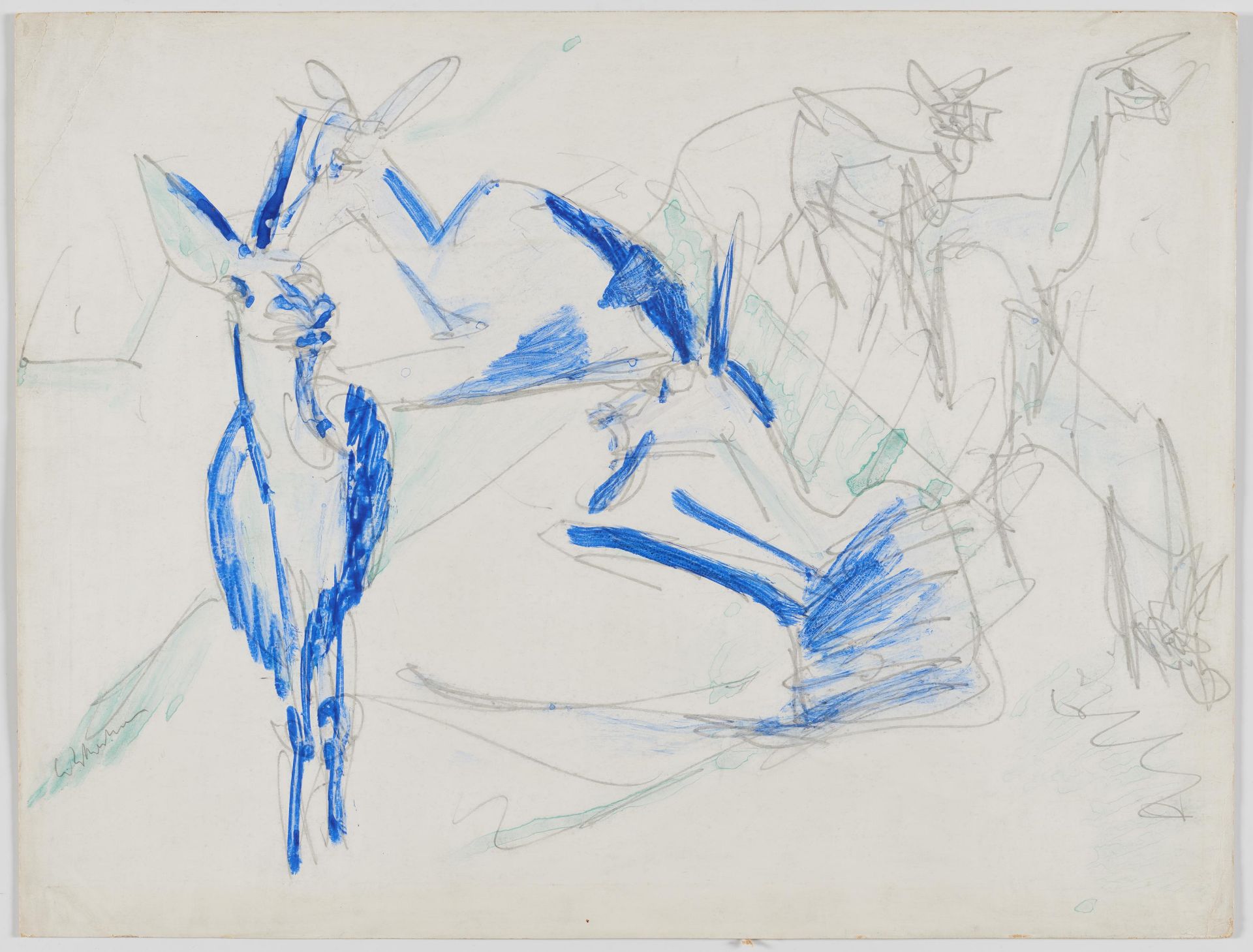 Ernst Ludwig Kirchner: Bergziegen - Bild 2 aus 4