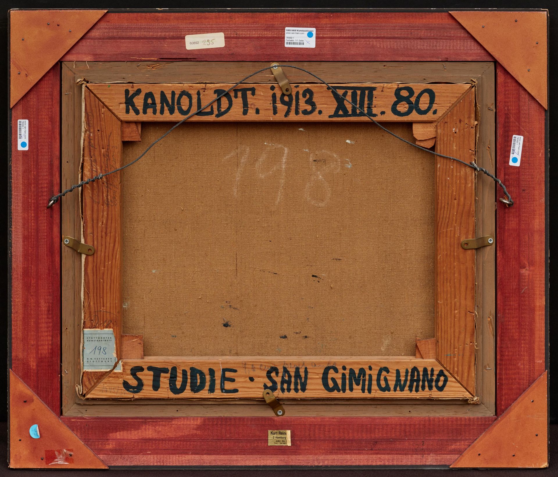 Alexander Kanoldt: Studie San Gimignano - Bild 3 aus 4