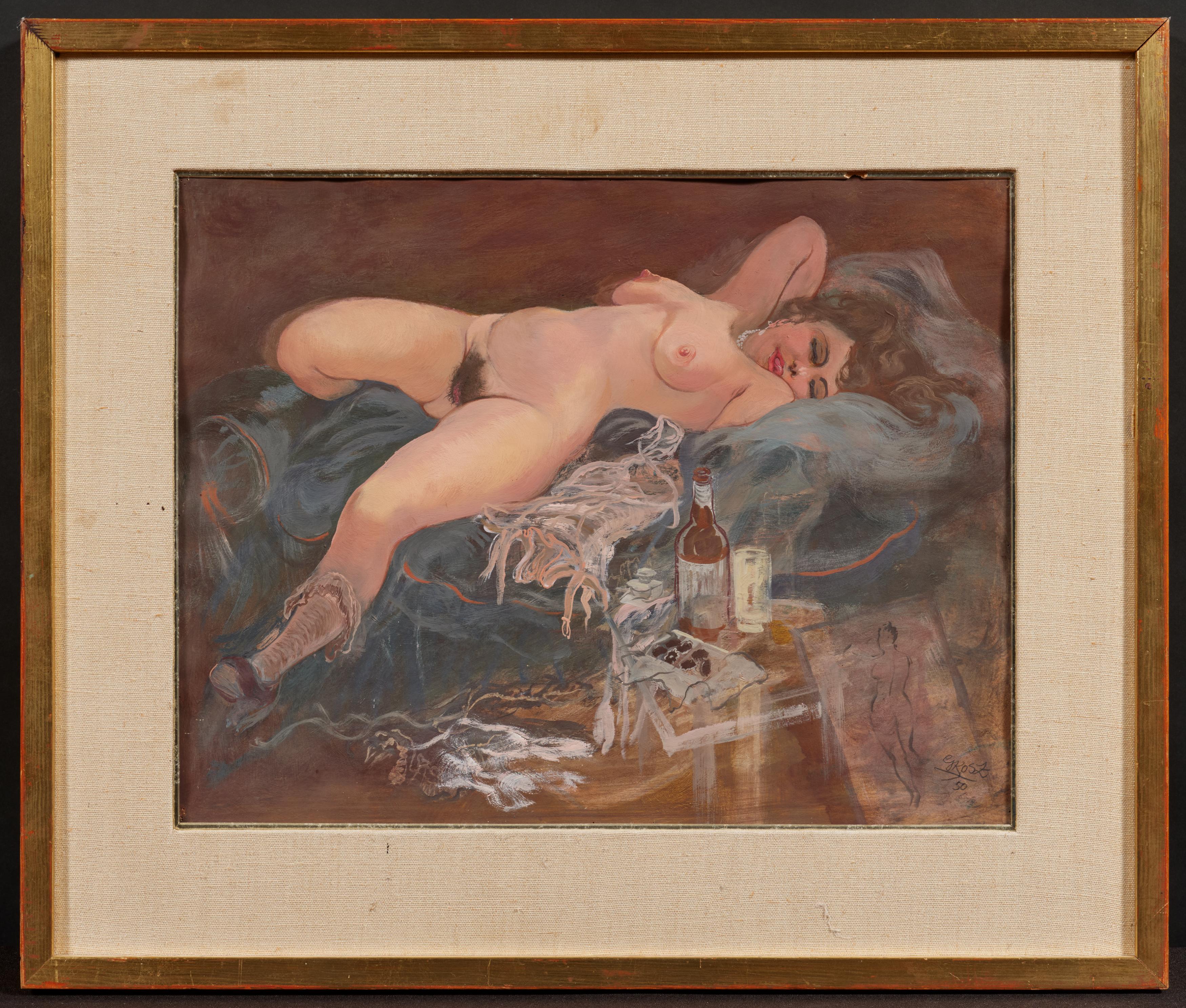 George Grosz: Reclining female nude - Bild 2 aus 4