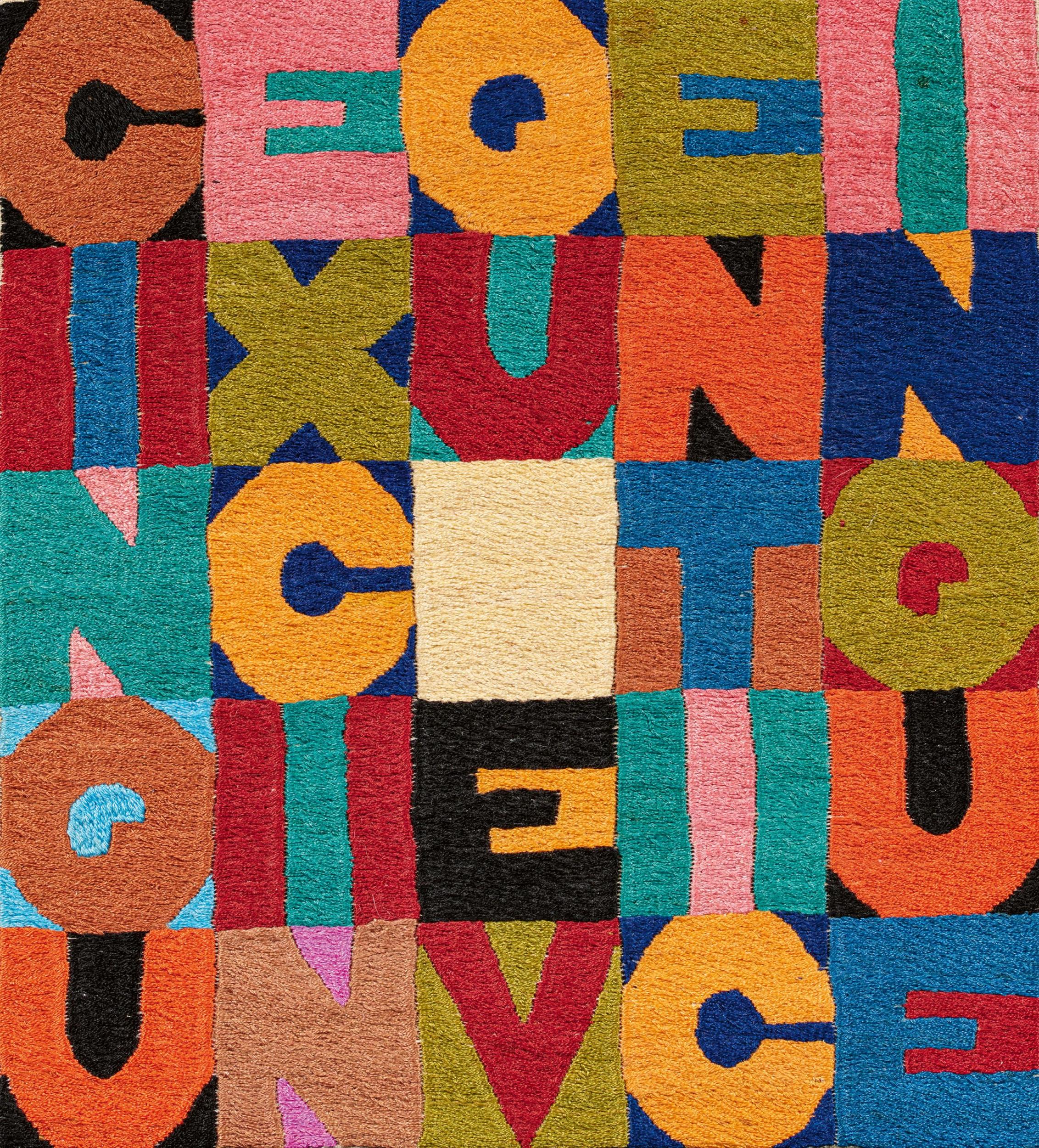 Alighiero Boetti: Cinque x cinque venticinque