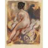 George Grosz: Sitting Female Nude
