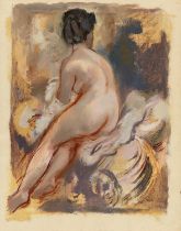 George Grosz: Sitting Female Nude