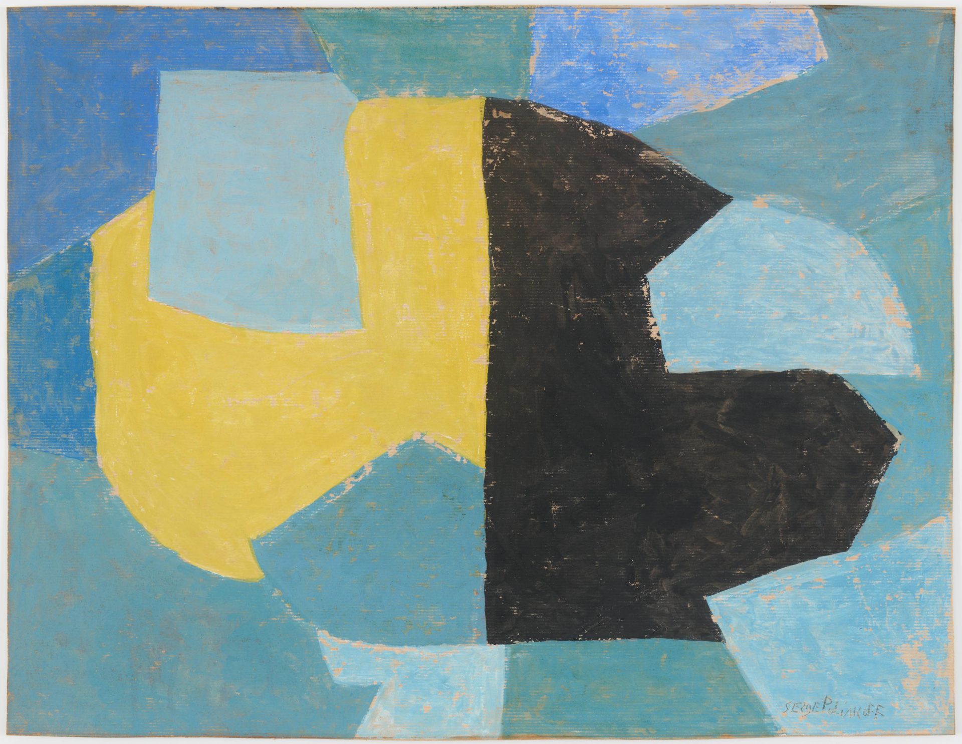 Serge Poliakoff: Ohne Titel (Composition abstraite) - Bild 2 aus 3