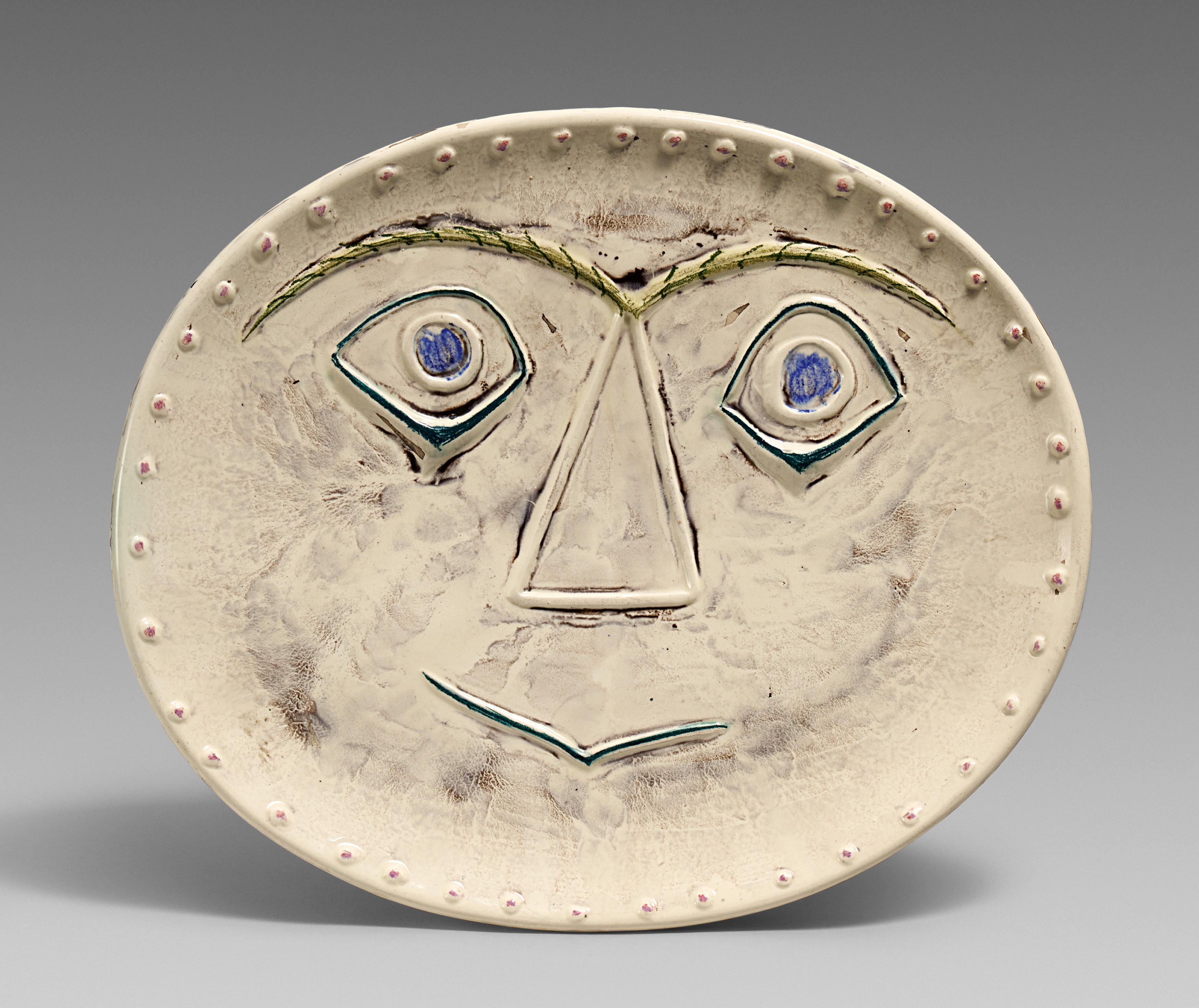 Pablo Picasso Ceramics: Geometric Face