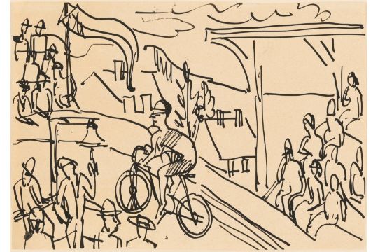 Ernst Ludwig Kirchner: Radrennen - Bild 2 aus 3