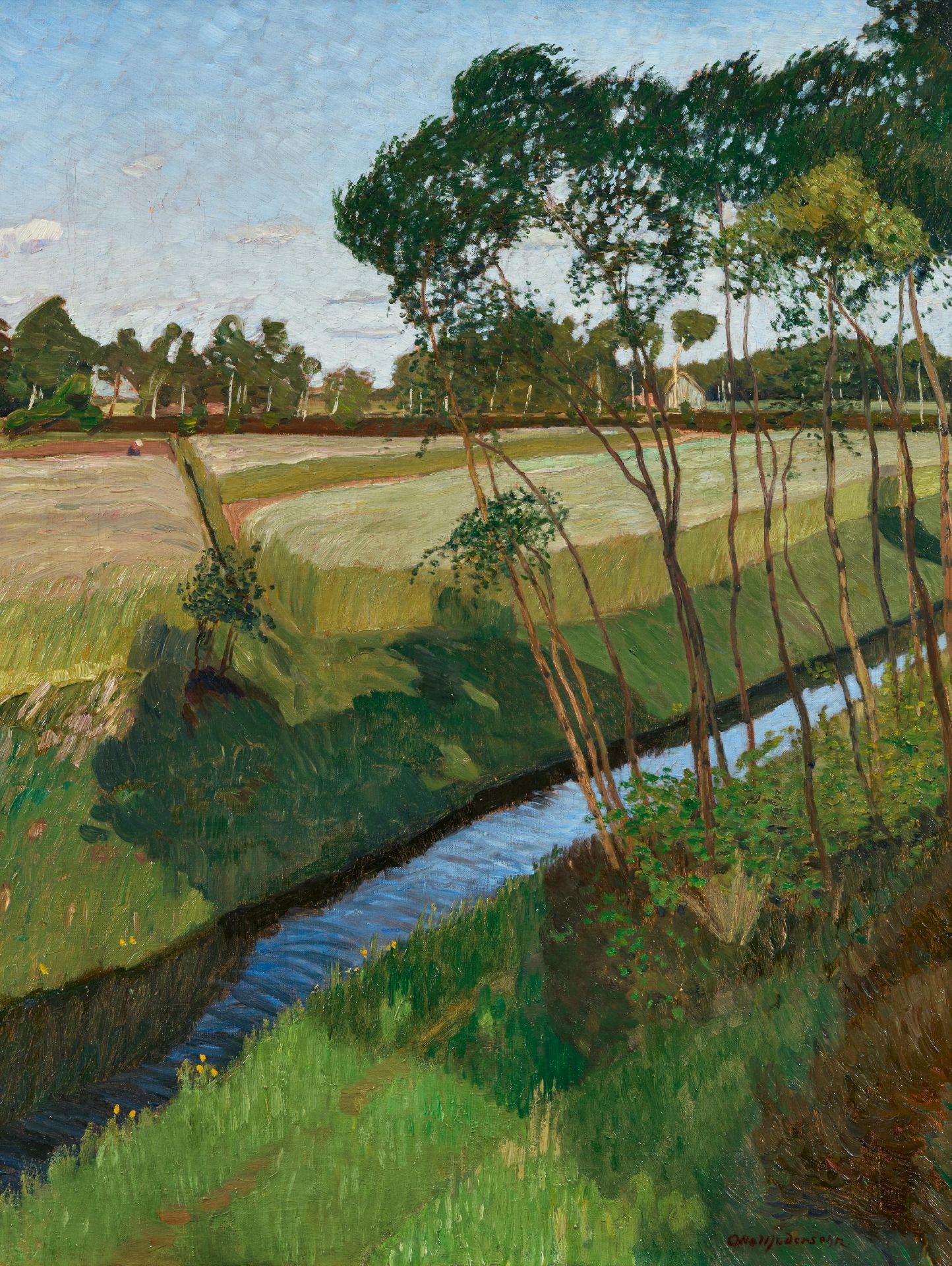 Otto Modersohn: Frühjahr im Moor / Am Ostendorfer Schiffgraben