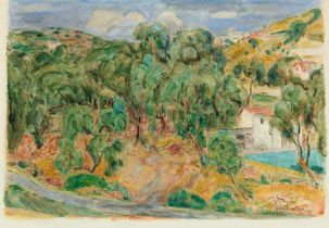 Hans Purrmann: Südliche Landschaft (Ospedaletti)