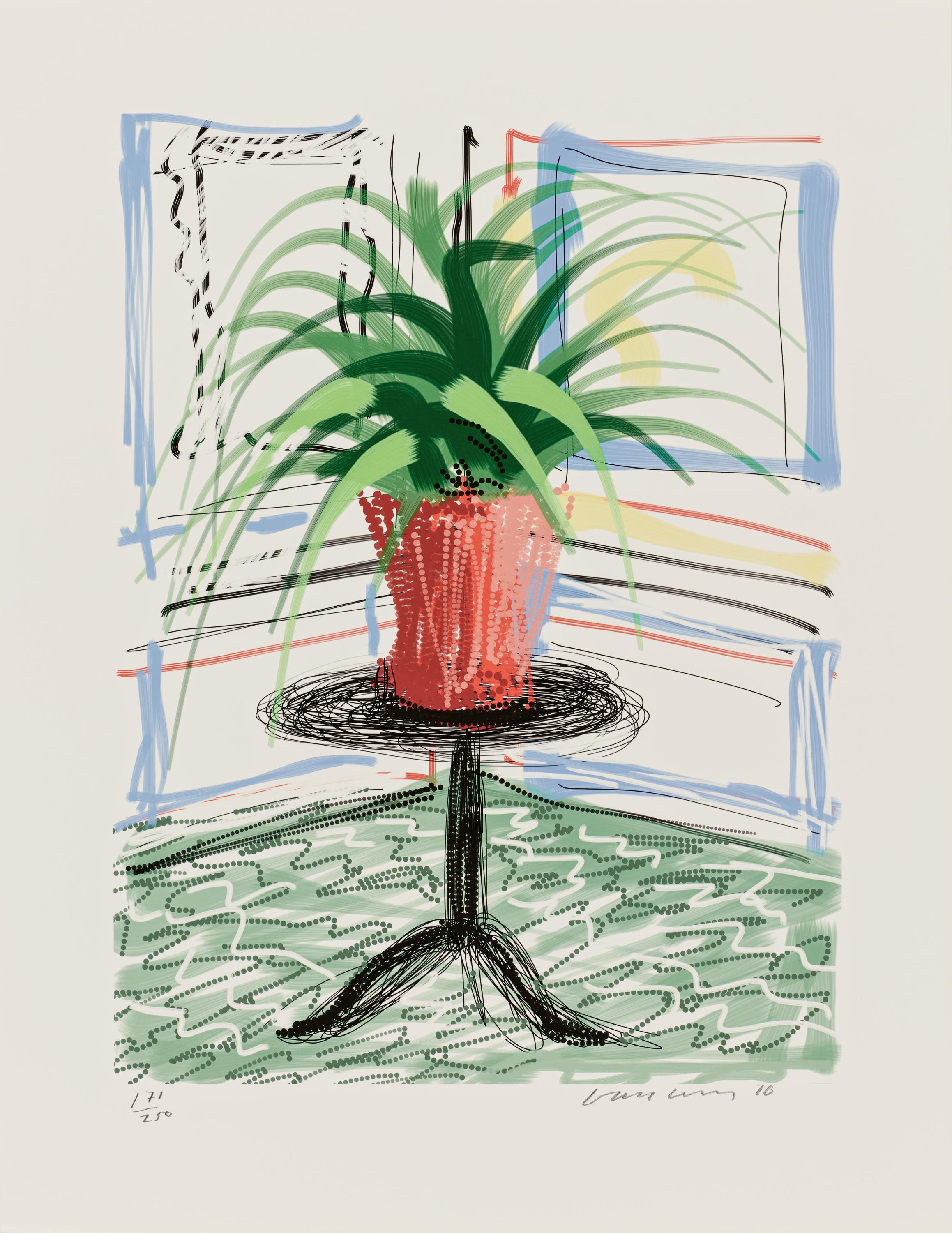 David Hockney: Untitled, 468 (iPad-Drawing)