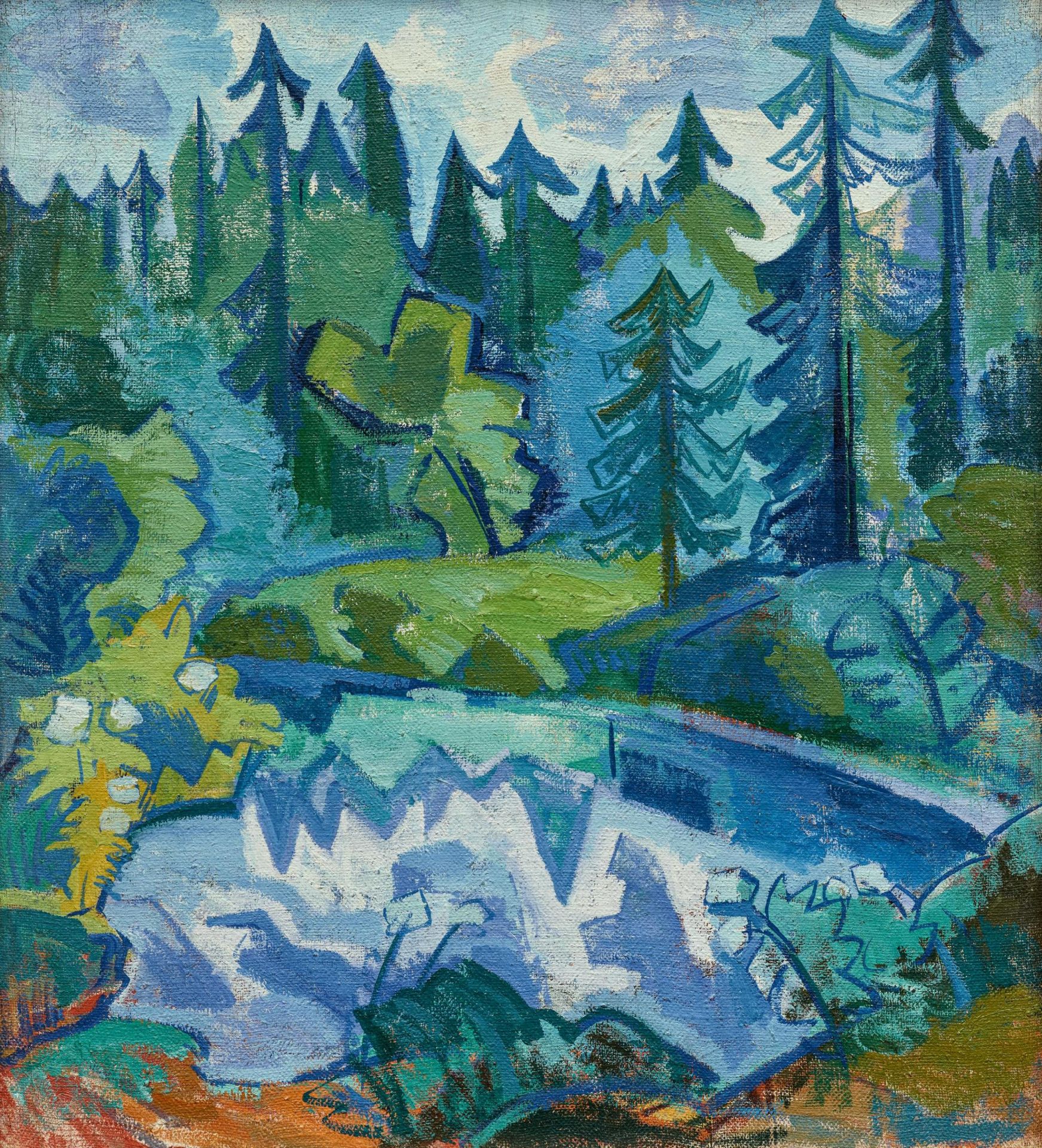 Fritz Schaefler: Waldsee