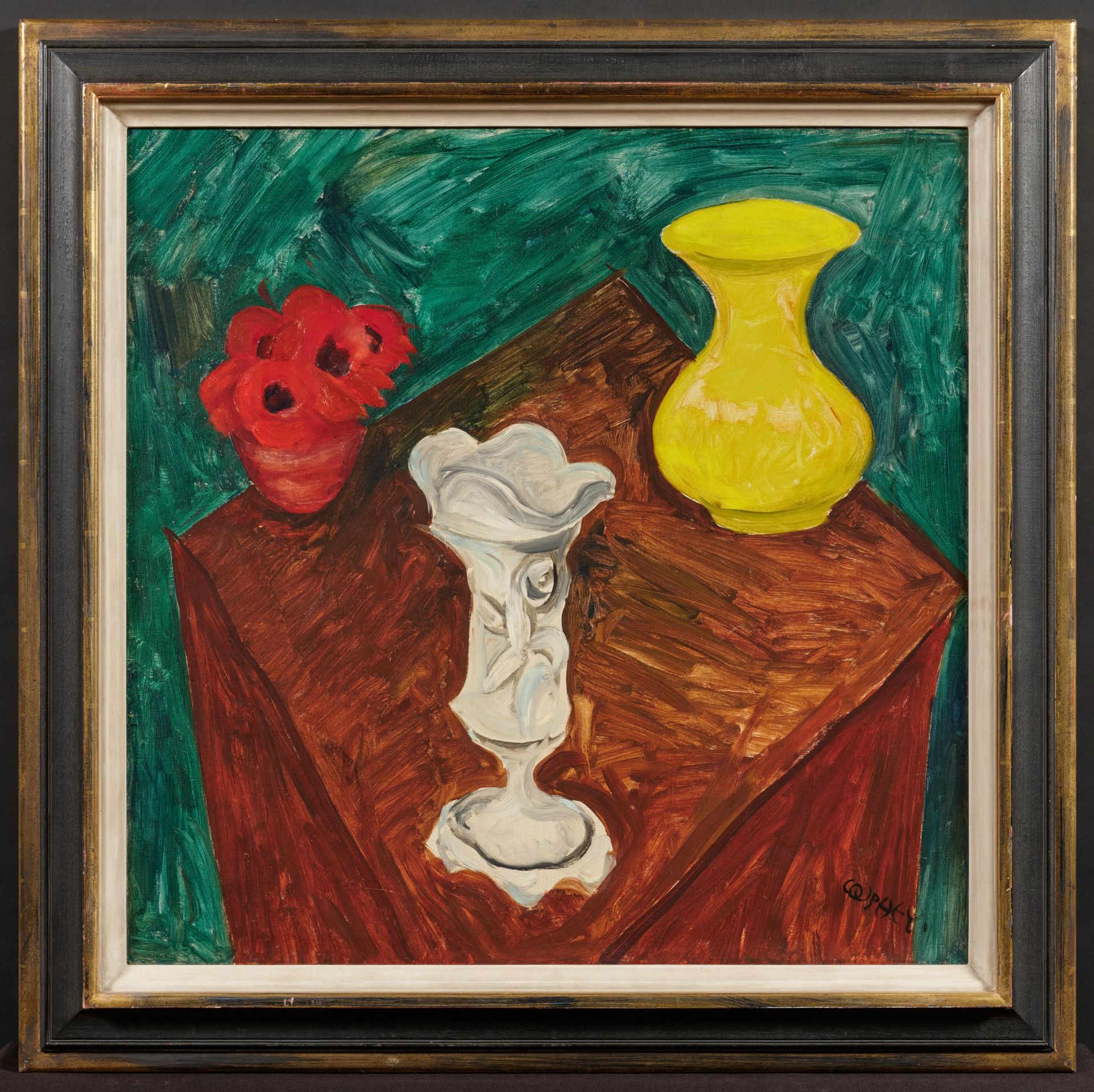Walter Ophey: Stillleben mit drei Vasen - Image 2 of 4