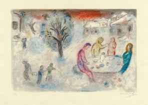 Marc Chagall: Le Repas Chez Dryas (Aus: Daphnis et Chloé)