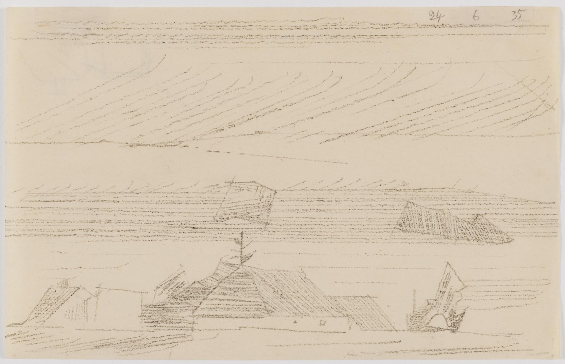 Lyonel Feininger: Untitled (Landscape) - Image 2 of 3