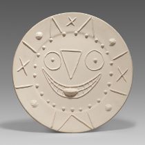 Pablo Picasso Ceramics: Clock With Tongue / Fauns With Flower