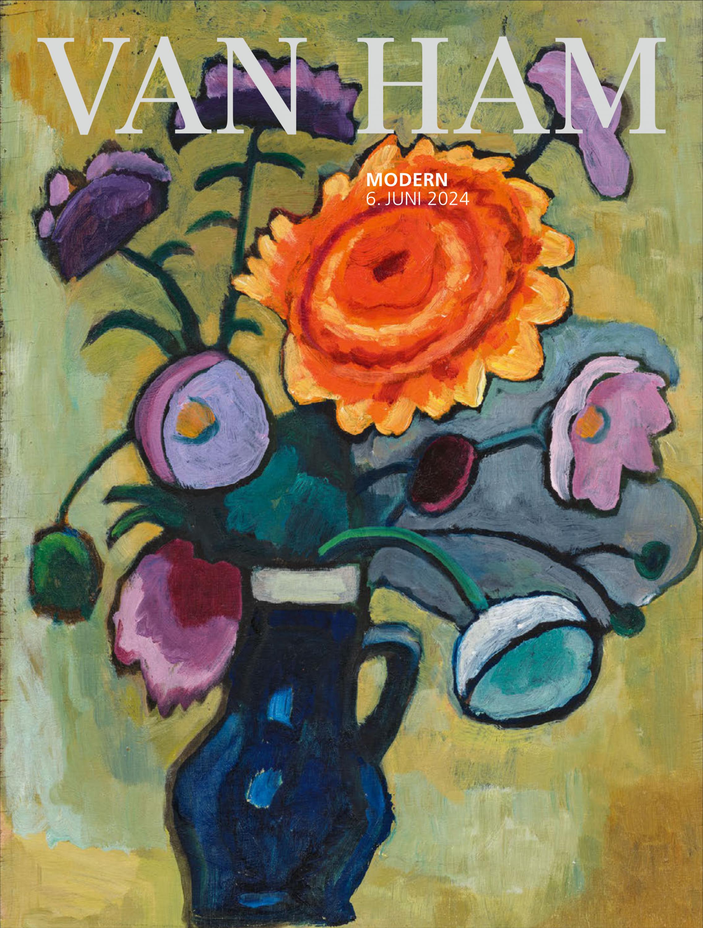 Gabriele Münter: Blumenbild mit rosa Dahlie - Image 4 of 5