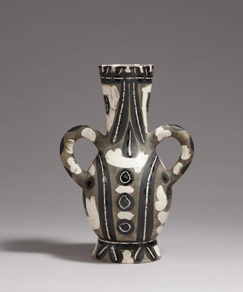 Pablo Picasso Ceramics: Vase with Two High Handles - Image 3 of 4