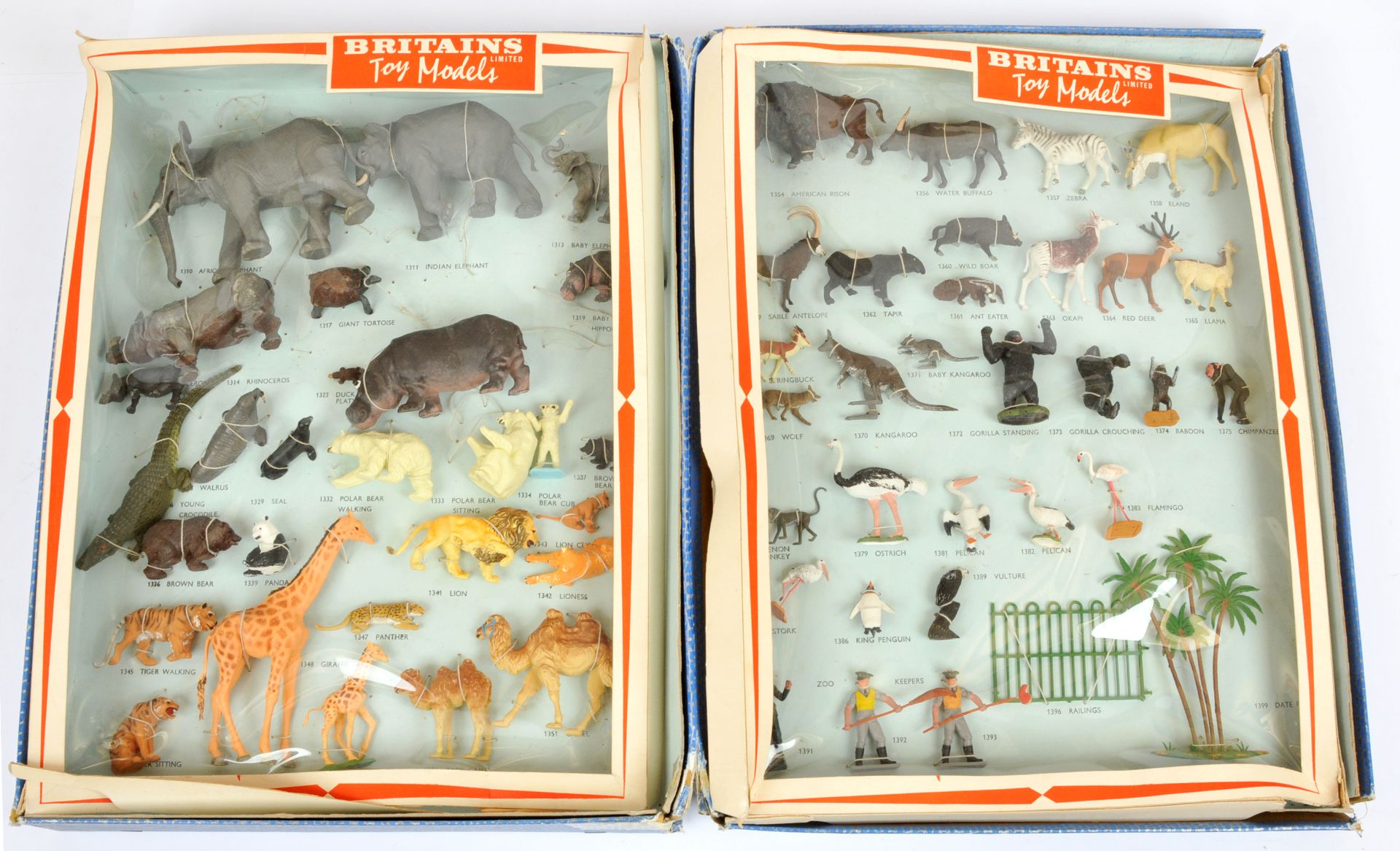 Britains - Zoo Animals - Set 7329 [1967 - 68 Only] 