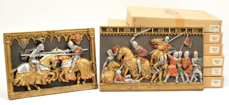 Marcus Design - Decorative Resin Medieval Themed Wall Plaques